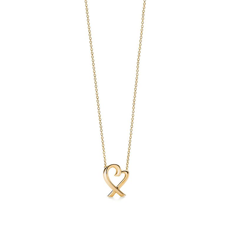 Paloma Picasso&reg; Loving Heart pendant in 18k gold, small. - Size Small, , hi-res