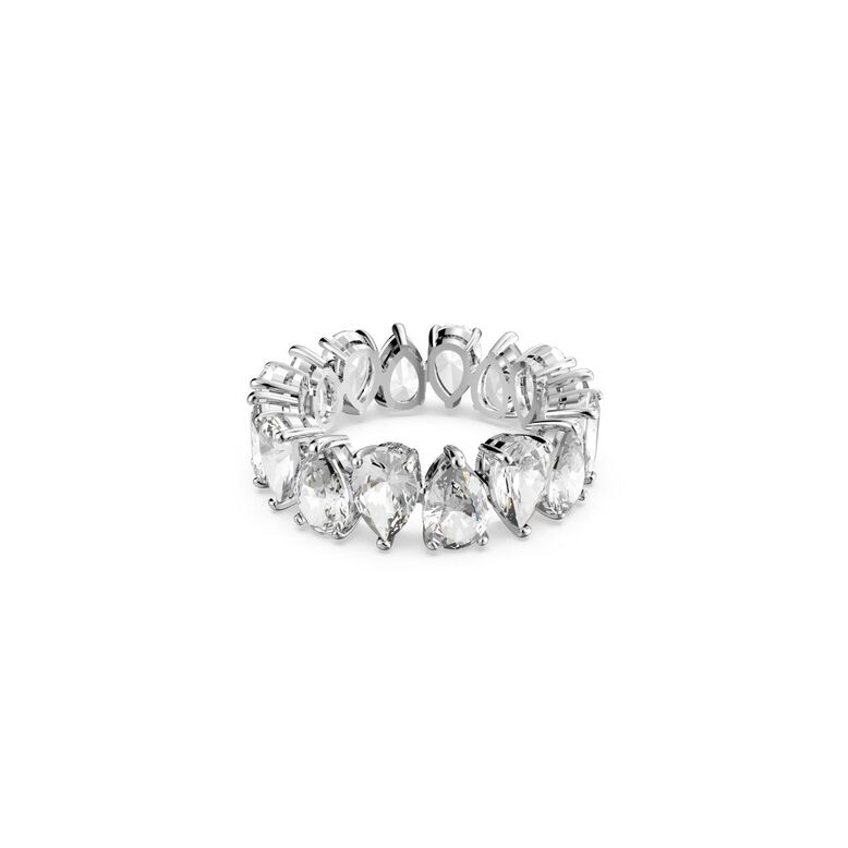 Ring Vittore Ring Pear Czwh-Rh, , hi-res