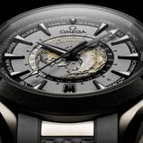 Seamaster Aqua Terra 150m Co Axial Master Chronometer GMT Worldtimer 43mm Mens Watch Black Rubber, , hi-res