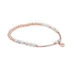 Montana Stack Bracelet   - Rouge Gold White