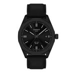 PRC 100 Solar Quartz 39mm Mens Watch Black Leather