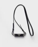 Metal and Saffiano leather smartphone case, , hi-res