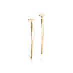Tiffany T Bar Earrings in Gold