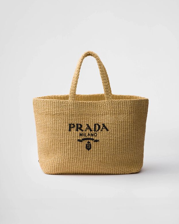 Crochet tote bag, , hi-res