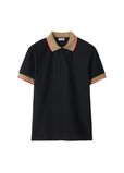 Logo Collar Cotton Polo Shirt, , hi-res