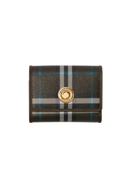 Small Check Folding Wallet, , hi-res