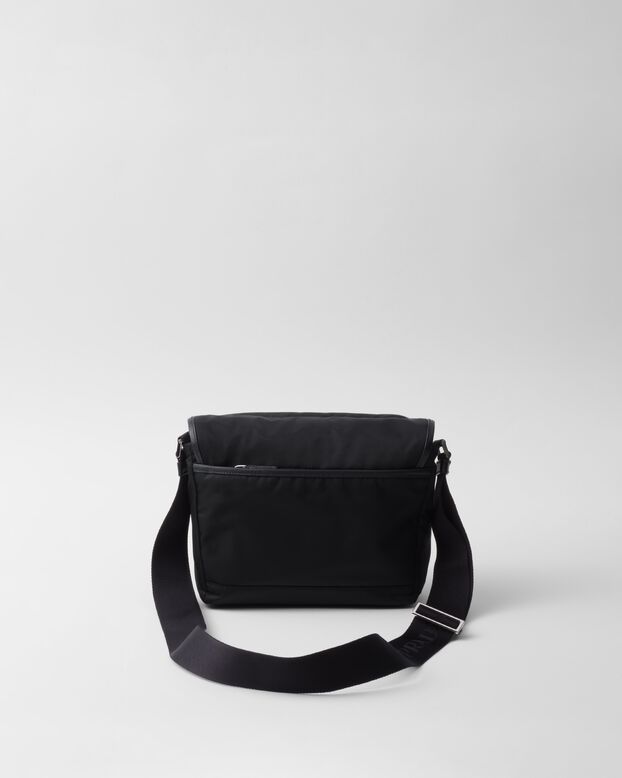 Re-Nylon and Saffiano leather shoulder bag, , hi-res
