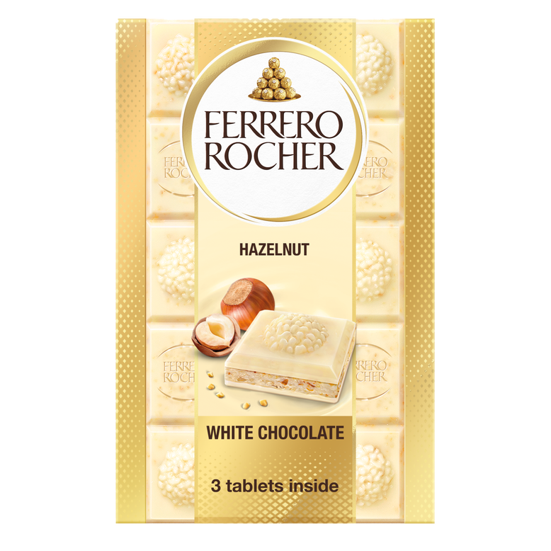 Rocher Tablets White Chocolate Flavour, , hi-res