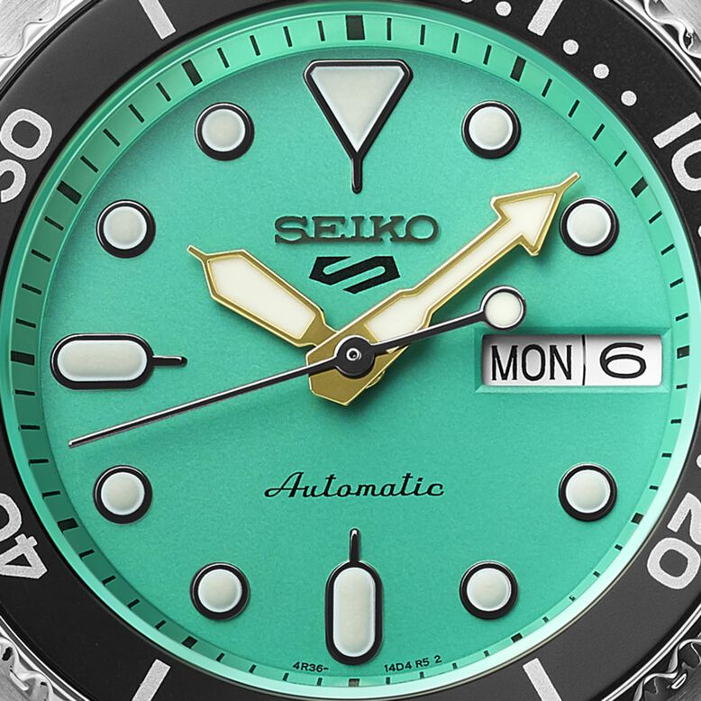 5 Sports SKX Midi Teal 38mm Mens Watch, , hi-res