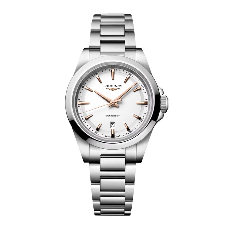 HydroConquest Quartz 30mm Ladies Watch White, , hi-res