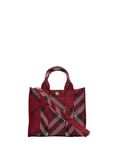 Mini Check Knitted Tote, , hi-res