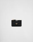 Saffiano and smooth leather card holder,  Saffiano and smooth leather card holder