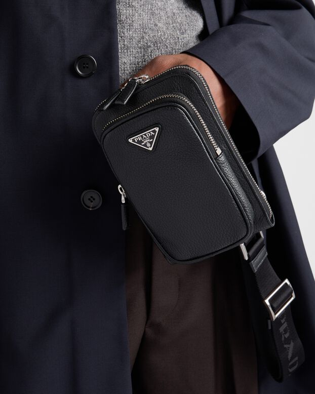 Leather smartphone case, , hi-res