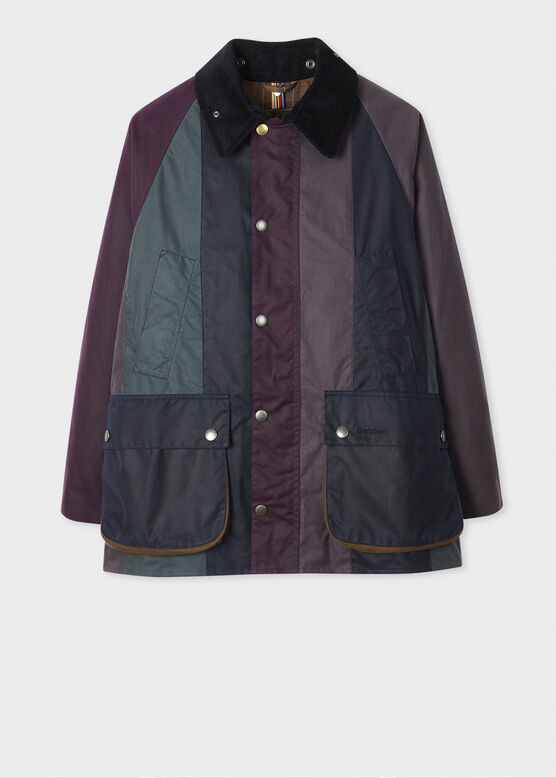 MIXED STRIPE BARBOUR X PS BEDALE JACKET, , hi-res