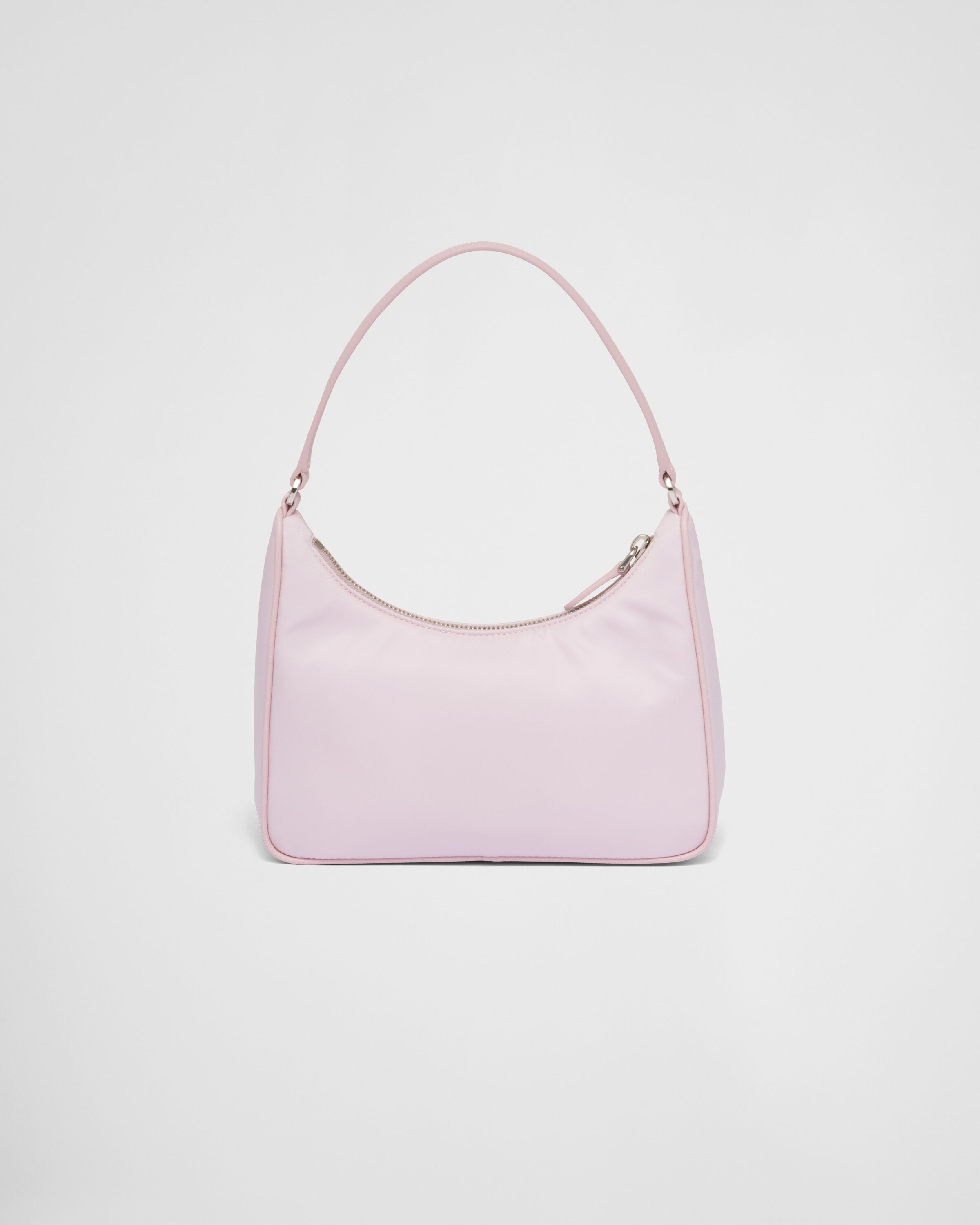Pink nylon prada bag cheap