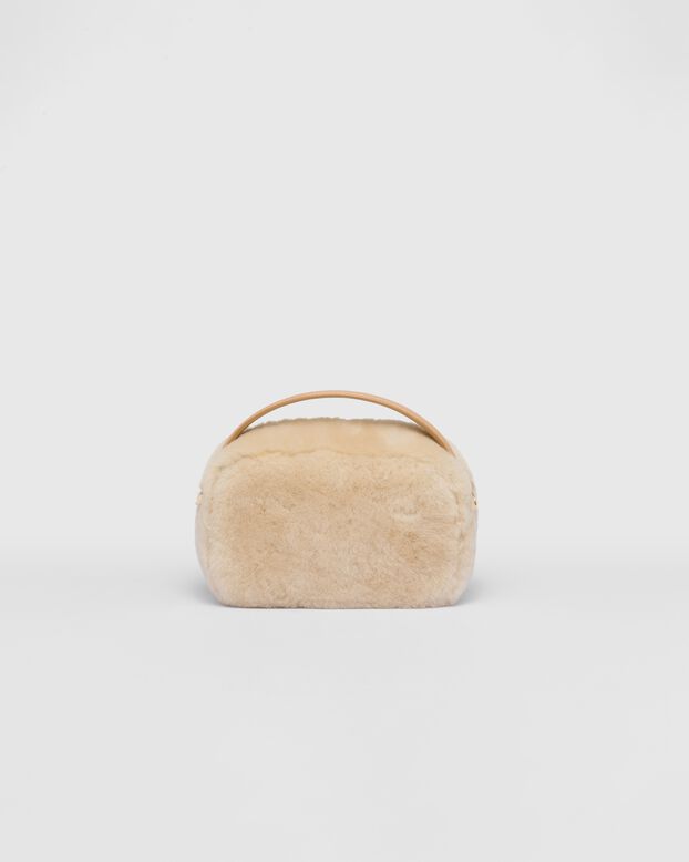 Prada Odette shearling mini-bag, , hi-res