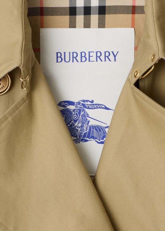 Long Gabardine Waterloo Trench Coat, , hi-res