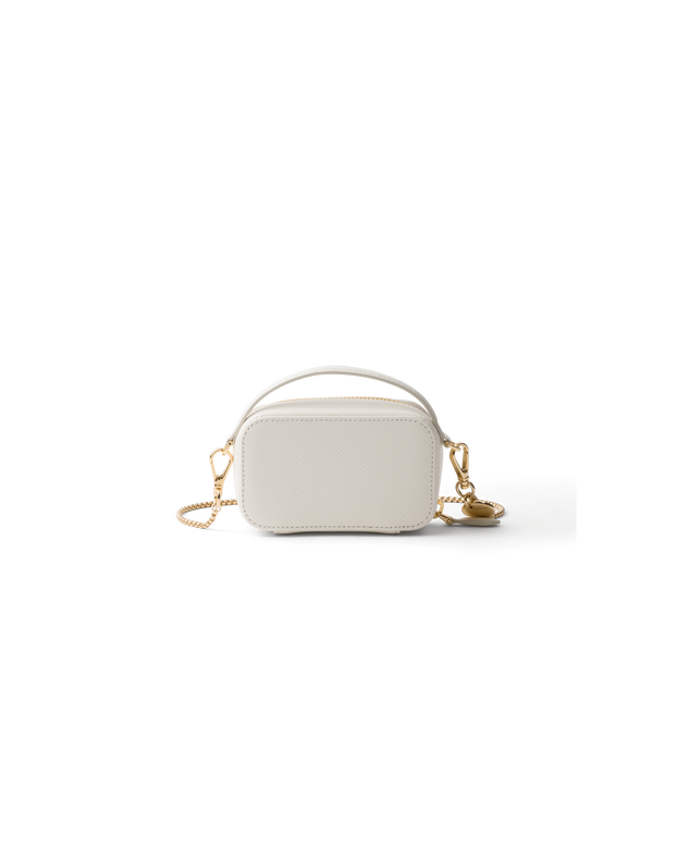 Saffiano leather mini-pouch, , hi-res