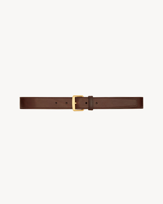 CEINTURE BOUCLE CARREE PLATE, , hi-res