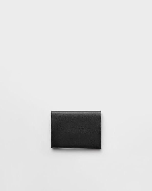 Saffiano leather passport holder, , hi-res