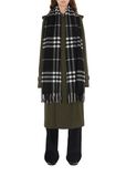 Wide Check Cashmere Scarf, , hi-res