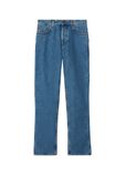 Mid-rise Straight Jeans, , hi-res