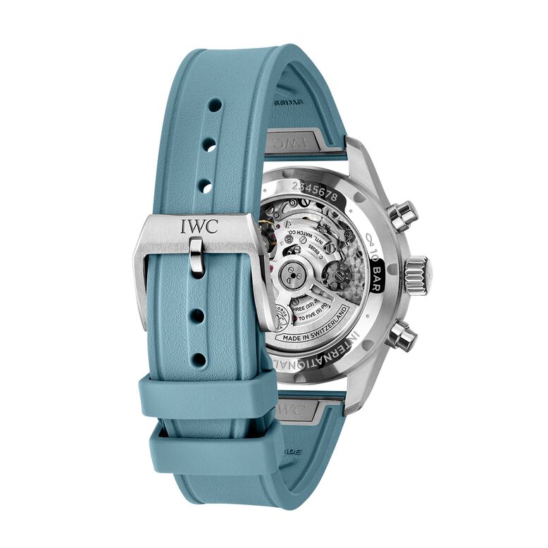 Pilot Miramar Top Gun Automatic 41mm Mens Watch Blue Rubber Strap, , hi-res