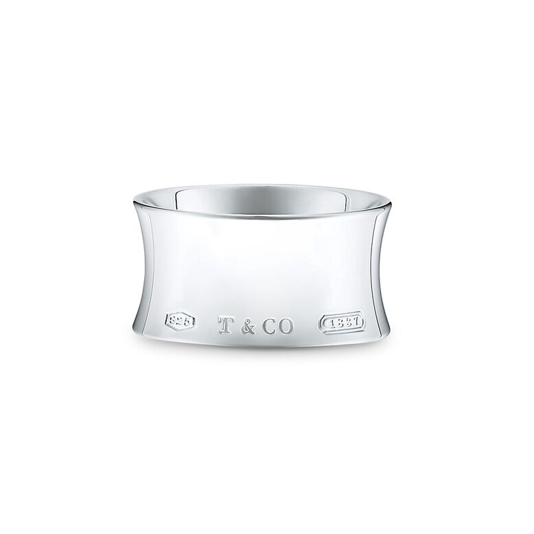 Tiffany 1837&trade; wide ring in sterling silver. - Size 5 1/2, , hi-res