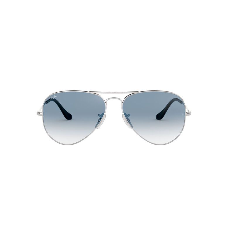 Aviator Large Metal 0RB3025 - Silver-Clear Gradient Blue, , hi-res