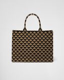 Prada Symbole embroidered fabric tote bag, , hi-res