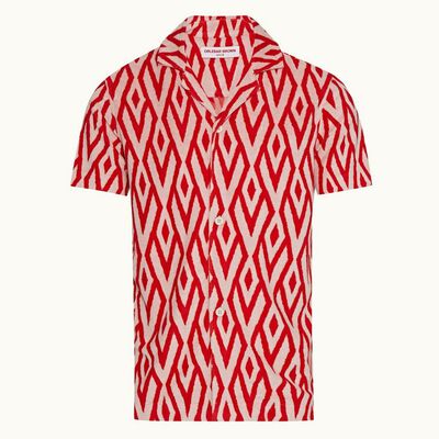 Howell Cano Jacquard Summer Red/White Sand