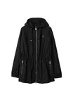 Short Nylon Cotton Parka