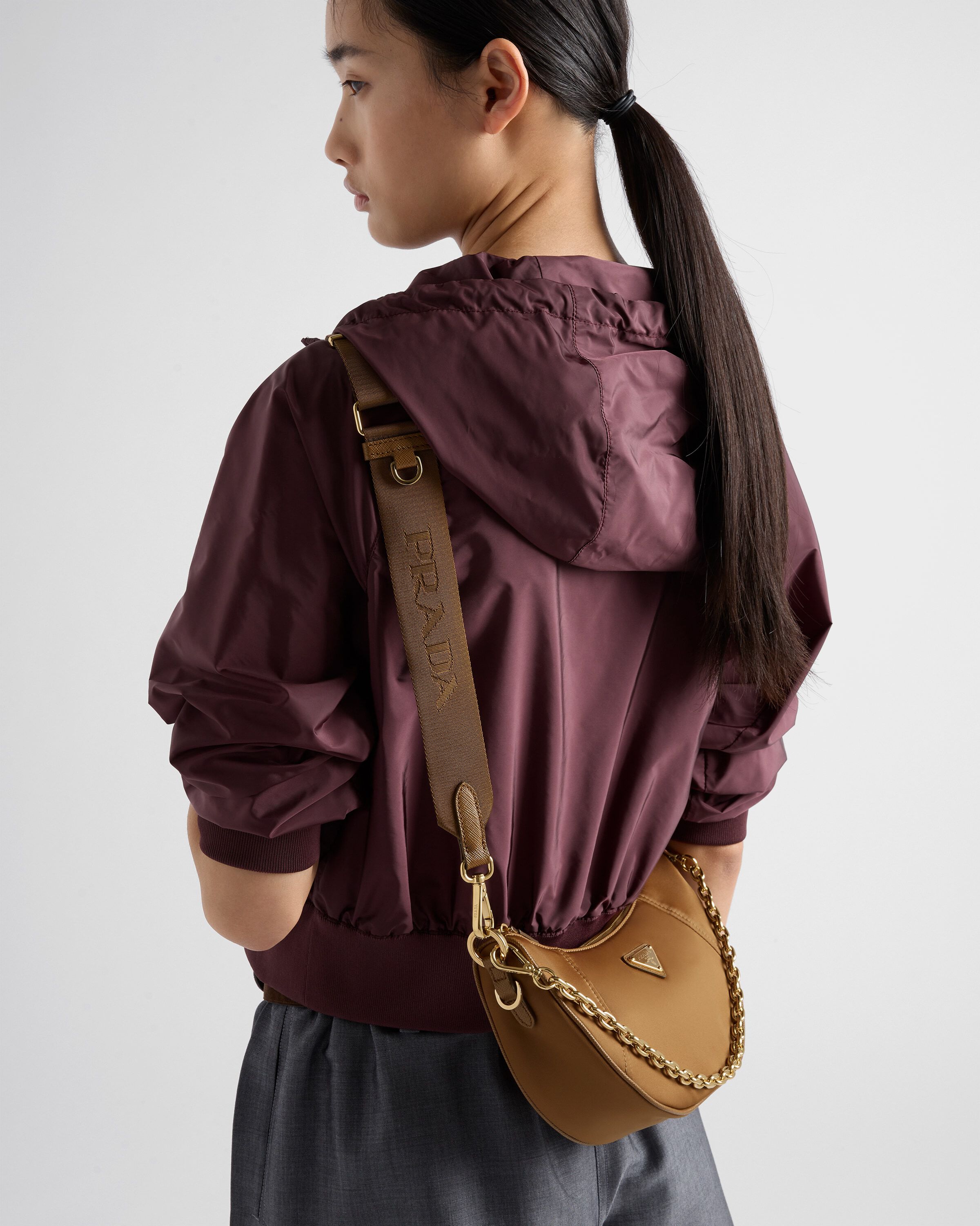 Prada Prada Demi-lune Re-Nylon shoulder bag Shoulder