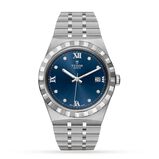 Royal 38mm, Steel Case, Blue Dial, , hi-res