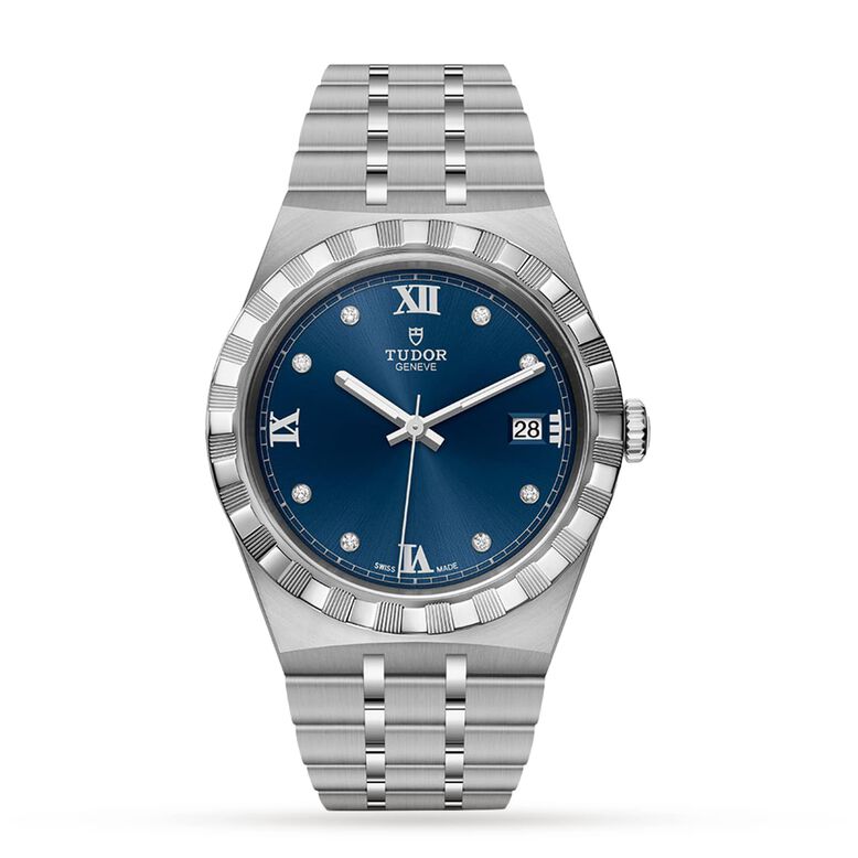 Royal 38mm, Steel Case, Blue Dial, , hi-res