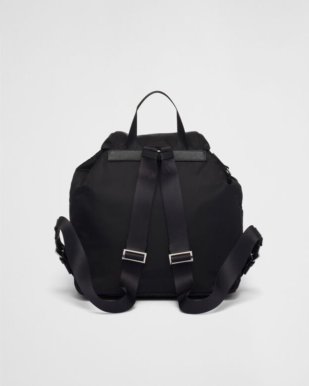 Re-Nylon medium backpack with pouch, , hi-res