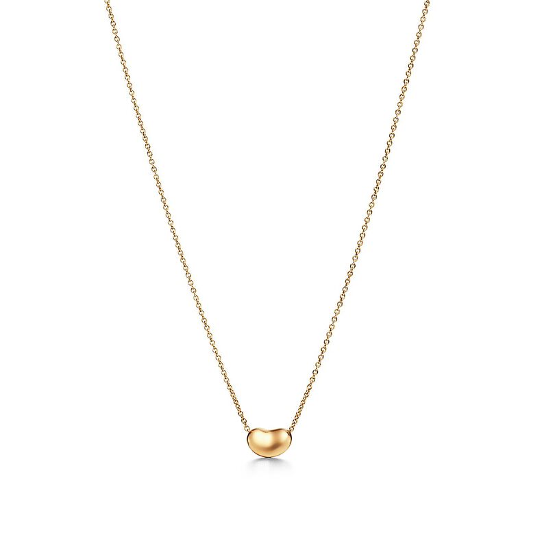 Elsa Peretti® Bean Design pendant in 18k gold. - Size 9 mm, , hi-res