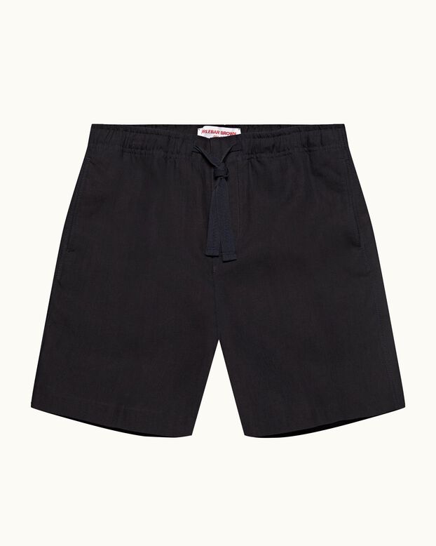 Alex Short Linen Night Iris, , hi-res