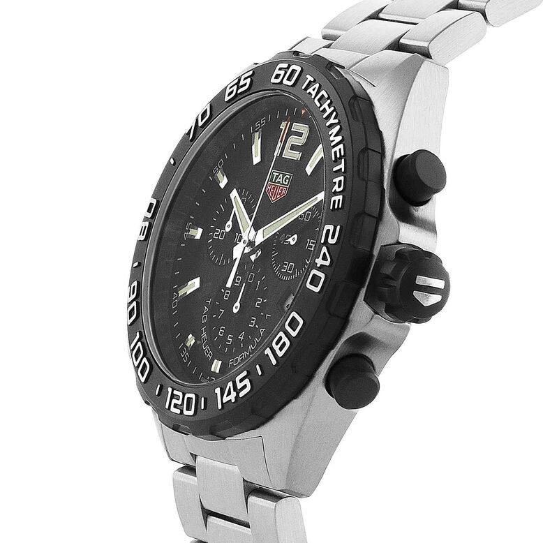 Formula 1 Quartz Chronograph 200M 43mm Mens Watch Black, , hi-res