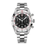 Flying Officer Chronograph Automatic 40mm Unisex Watch Black Dial, , hi-res
