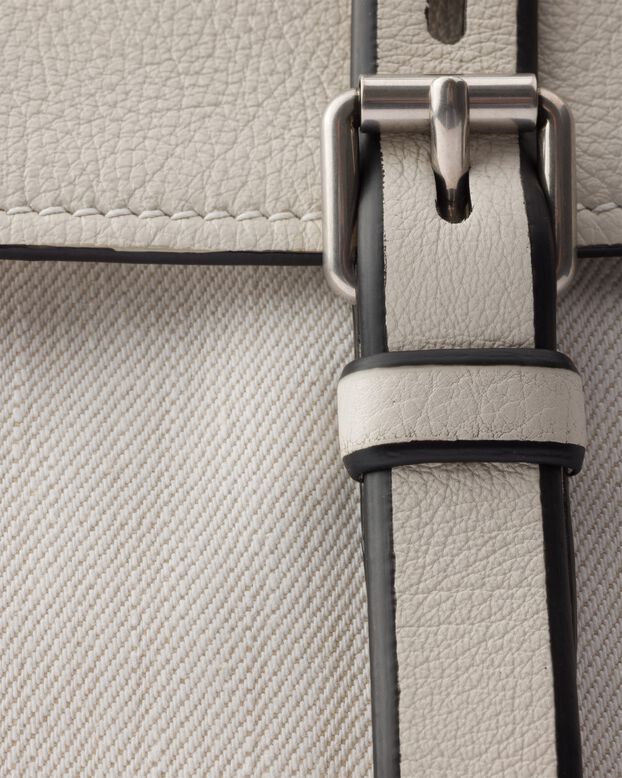 Prada Bonnie denim and leather tote bag, , hi-res