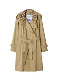 Mid-length Check Collar Castleford Trench Coat, , hi-res