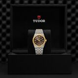 Royal S&amp;G 34mm Steel Case Diamond-Set Chocolate Dial, , hi-res