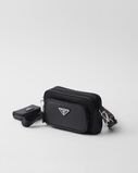 Re-Nylon and Saffiano leather shoulder bag, , hi-res