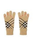 Check Cashmere Blend Gloves, , hi-res
