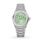 Defy Skyline 36mm Steel Automatic Watch - Green, , hi-res