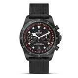 Pelagos FXD Chrono &quot;Cycling Edition&quot; 43mm black carbon composite case black fabric strap, , hi-res