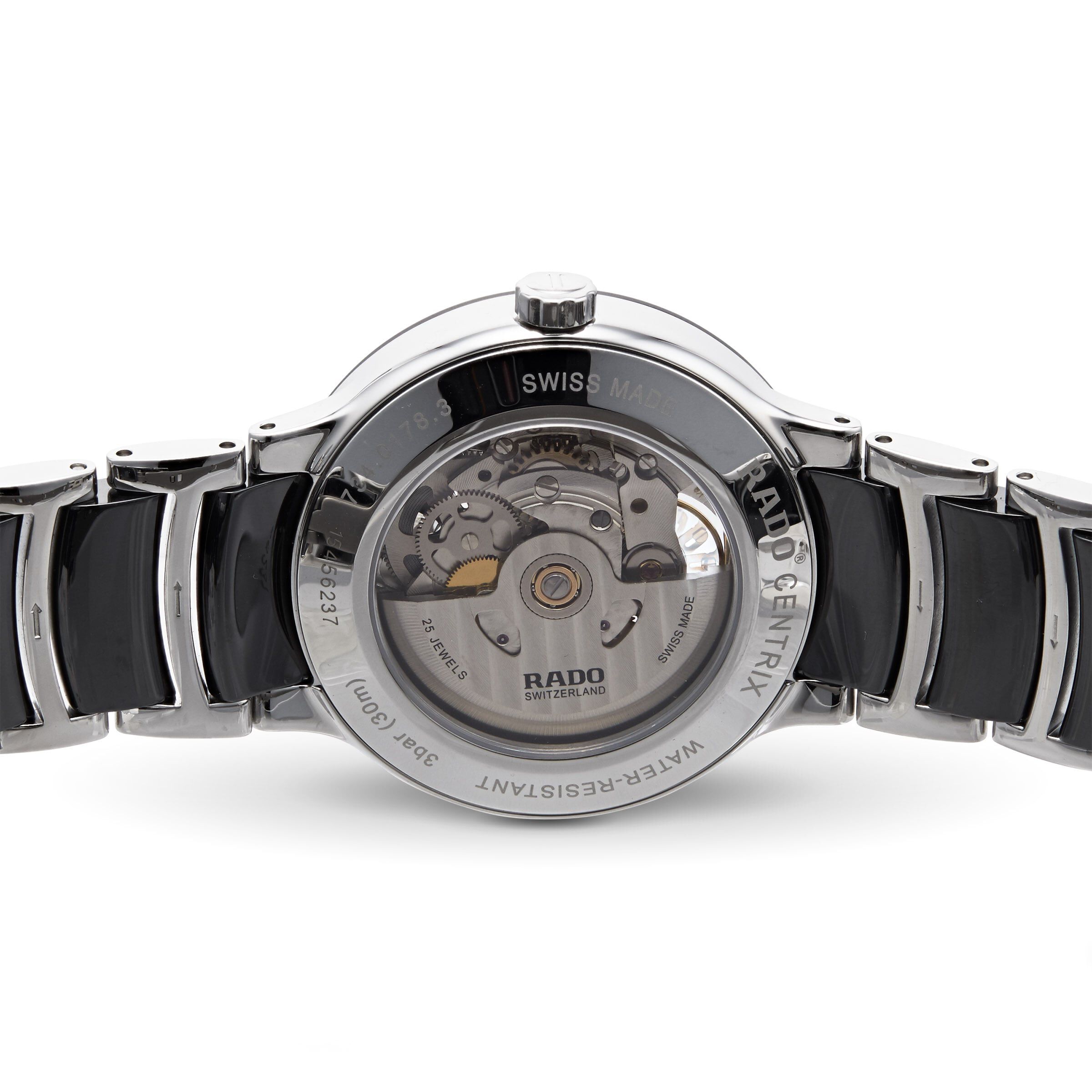 Rado Centrix Skeleton 38mm Mens Watch Fine Watches Heathrow Reserve Collect