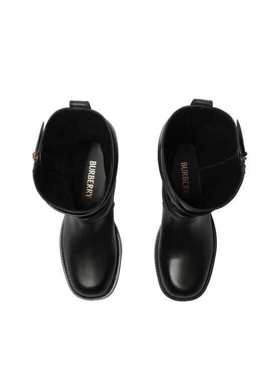 Leather Kent Biker Boots, , hi-res