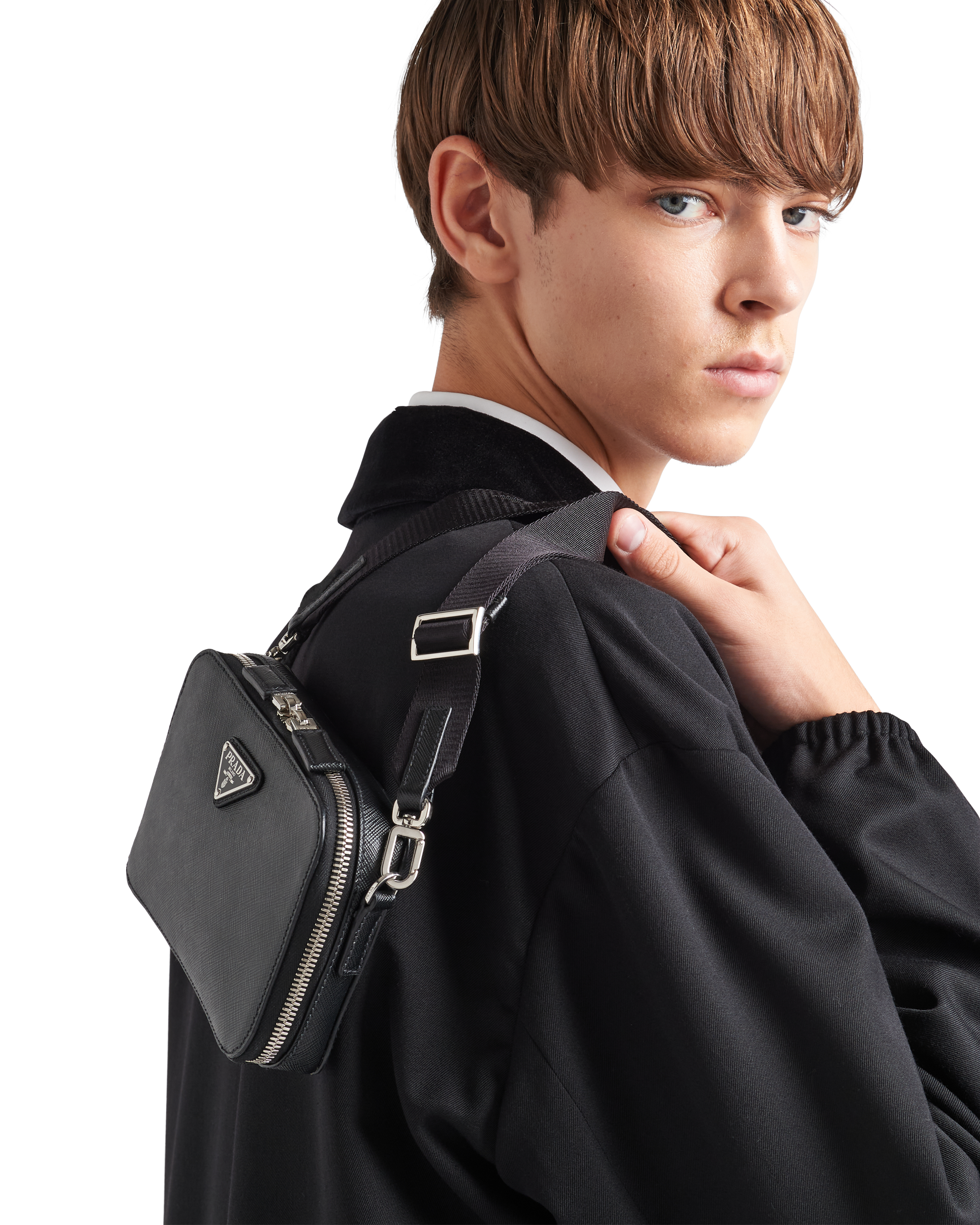 Prada brique saffiano sales